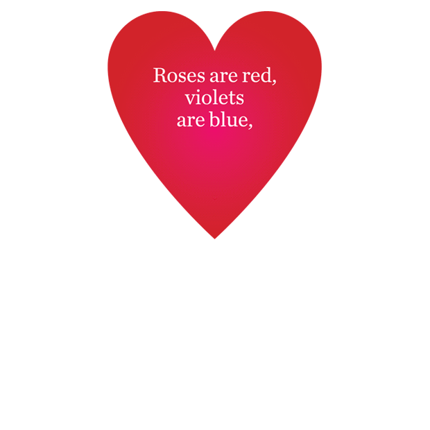 2017 Paton Valentine card, red